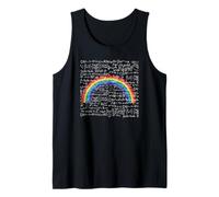 Arcobaleno formule matematiche - Matematica divertente Canotta