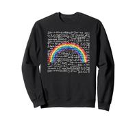 Arcobaleno formule matematiche - Matematica divertente Felpa