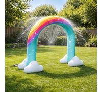 Arcobaleno Gonfiabile con Acqua Colori Vivaci Spruzzatore Arcobaleno