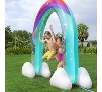 Arcobaleno Gonfiabile con Acqua Uso Esterno Parco Acquatico Gonfiabile