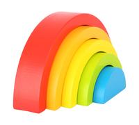 Arcobaleno impilabile in legno per bambini