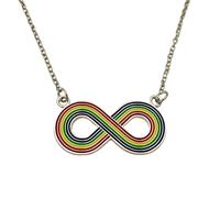 Arcobaleno Infinito Autismo Collana Asd Aspergers Sostegno Consapevolezza Love