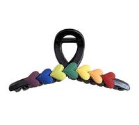 Arcobaleno love clip per capelli grandi banane barrettes non-slip Jaw Clip Girls clip clip per capelli