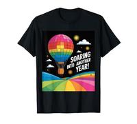 Arcobaleno Mongolfiera Design - Volare in Un Altro Anno Maglietta