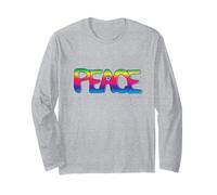 Arcobaleno, pace, parola, con, pace, segno Maglia a Manica