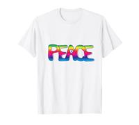 Arcobaleno, pace, parola, con, pace, segno Maglietta