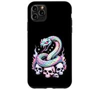 Arcobaleno Serpente arrotolato Su Teschi Custodia per iPhone 11 Pro Max