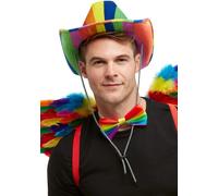 Arcobaleno Stetson Cappello Adulti Pride Accessorio Vestito Cappello da Cowboy