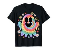 Arcobaleno Tie Dye Fantasma Halloween Costume Art Maglietta