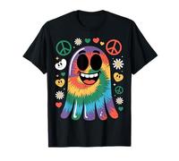 Arcobaleno Tie Dye Fantasma Halloween Costume Art Maglietta