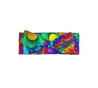 Arcobaleno Tie Dye-Red Baby Bow Headband, un accessorio per capelli per neonati e neonati, adatto per bambini 0-6 mesi