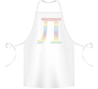Arcobaleno Torta Giorno Matematica Lgbt Cotone Grembiule 100% Biologico
