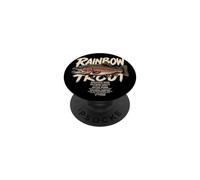 Arcobaleno Trota Fatti Pescatori Pesca Uomini Papà Pesce PopSockets PopGrip Adesivo