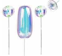 Arcobaleno Twirler, Rainbow Twirler Stick, Rainbow Stick, Magic Party Bubble Wand, Bubble Magic Wand, Spin Twirl Spin Twirl Swirl and Dazzle, Interactive Cool Dance Prop Christmas Birthday Gift (3