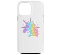 Arcobaleno Unicorno Pop It | Bambini carino Natale Custodia per iPhone 13 Pro Max