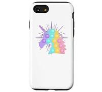 Arcobaleno Unicorno Pop It | Bambini carino Natale Custodia per iPhone SE (2020) / 7 / 8