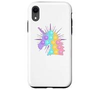 Arcobaleno Unicorno Pop It | Bambini carino Natale Custodia per iPhone XR