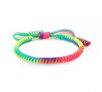 Arcobaleno Uomo Donna Bracciale Boho Cavigliere Nodi Fatti a Mano Braccialetti Intrecciati Braccialetti Corda Regolabile Charm Gioielli Unisex LGBT Pride Attractive And Professional