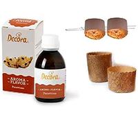 ARCOBALENOPARTY Kit N1 per PANETTONE Natale Canasta(5 Forme in Carta da 1 kg,SPILLONE in Acciaio,Aroma PANETTONE)