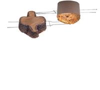 ARCOBALENOPARTY Spillone per Panettone/Colomba, Acciaio Inossidabile, Argento, cm 62