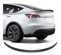 Arcoche Spoiler posteriore Tesla Model Y Spoiler Wing Performance Posteriore Trunk Lip Tail Coperchio per ABS Tesla 2020-2024 Modello Y Accessori (Carbonio Opaco)