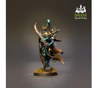 Arconte Drukhari eldar scuro COMMISSIONE dipinto