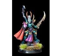 Arconte Drukhari eldar scuro COMMISSIONE dipinto