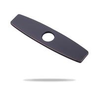 ARCORA Copertura per foro lavello da 25,4 cm, per rubinetto da cucina o bagno a 1 o 3 fori, in bronzo lucidato a olio, rosetta in acciaio inox