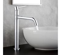 ARCORA Rubinetto Bagno, 328MM Miscelatore Monocomando girevole 360° per Lavabo con cartuccia in ceramica