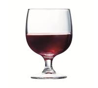 Arcoroc Amélia Bicchiere a Stelo 25cl Set 6 | Vetro temperato, bicchiere a stelo multiuso impilabile, lavabile in lavastoviglie, prodotto in Francia