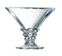 Arcoroc Arc 58010 Palmier - Set di 6 Tazze per Gelato, 210 ml, in Vetro Trasparente