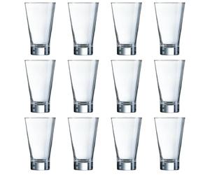 Arcoroc ARC 79728 Shetland Long Drink Bicchieri da 350 ml, Vetro, Trasparente, Confezione da 12