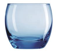 Arcoroc ARC Salto Ice Blue C9688 - Set di 6 bicchieri da whisky, 320 ml, vetro trasparente