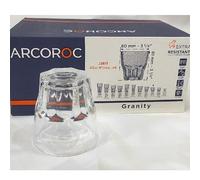 Arcoroc Confezione 6 Bicchieri Bicchiere Basso 20cl per liquore Acqua Amaro Cocktail Bar GRANITY