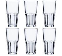 Arcoroc Bicchiere Granity Alto 31 cl Temperato Impilabile H 14 cm Ø 7,5 cm Confezione da 6