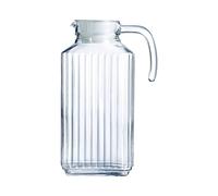 Arcoroc Quadro Caraffa con coperchio in plastica Bianco 1,7l - 1 Caraffa