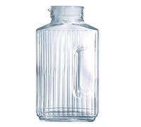 Arcoroc Quadro Fridge Caraffa con coperchio in plastica Bianco 2l, 1 Caraffa