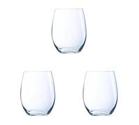 Arcoroc Vina, set di 18 bicchieri in vetro, 36 cl, resistenti, adatti per lavastoviglie e microonde, impilabili, trasparenti