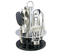 Arcos Accessori - Pacco Regalo Gadgets Set Cucina 5 Pezzi - Lega di Zinco - Chromed Colore Argento