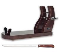 Arcos Accessori - Pack Porta Prosciutto + Coltello Prosciutto + Copri prosciutto - Colore Marrone