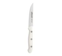 Arcos Artika, Spelucchino, Acciaio Inossidabile NITRUM 100 mm, Manico Polipropilene Bianco