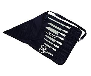 Arcos Borsa Portacoltelli - Borsa Portacoltelli di 8 Pezzi - 100% Polyester 500 x 510 mm - Colore Nero (COLTELLI Non Inclusi)