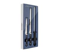 Arcos Clasica - Set di Prosciutto 3 pezzi - Acciaio Inossidabile Forgiato - Manico POM - Colore Nero