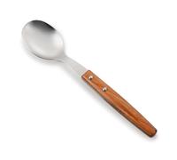 Arcos Coltelleria da Tavola - Cucchiaio da Dessert Cucchiaio Frutta - Acciaio Inossidabile 18/10 e 150 mm - Manico Legno Compresso Colore Marrone