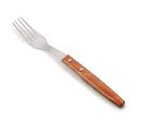 Arcos Coltelleria da Tavola - Forchetta Bistecca - Acciaio Inossidabile 18/10 e 200 mm - Manico Legno Compresso Colore Marrone