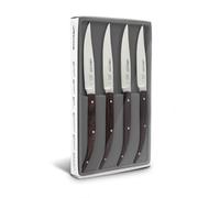 Arcos Coltelleria da Tavola - Set Coltelli da Tavola 4 Pezzi (Coltelli Bistecca) - Lama Acciaio Inossidabile Nitrum Nitrum de 110 mm - Manico in Legno Palisandro Colore Marrone