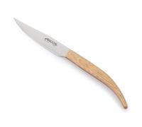Arcos Coltelli da Tavola - Coltello da Carne con Lama in Acciaio Inossidabile Nitrum 10 cm - Ideale per Filettare - Manico in Micarta, Colore Marrone, Lleneu Cucina e Tavola con Stile