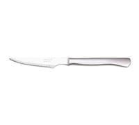 Arcos Coltelli da Tavola per Carne - Monoblocco in Acciaio Inossidabile 10 cm - Taglia Tutti i Tipi di Carne con Semplicità e Praticità - Colore Grigio, Serie Monoblocco