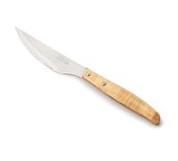 Arcos Coltelli da Tavolo Coltello da Bistecca Coltello da tavola - Lama Nitrum Acciaio Inox 100 mm - Manico Pack Legno Colore Marrone