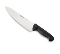 Arcos Coltello Chef con Lama in Acciaio Inossidabile Nitrum 250 mm - Coltello da Cucina Professionale Multipurpose con Manico Ergonomico in Polipropilene - Nero, Serie 2900